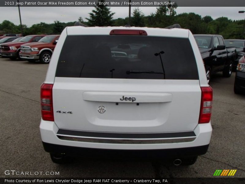 Bright White / Freedom Edition Black/Silver 2013 Jeep Patriot Oscar Mike Freedom Edition 4x4