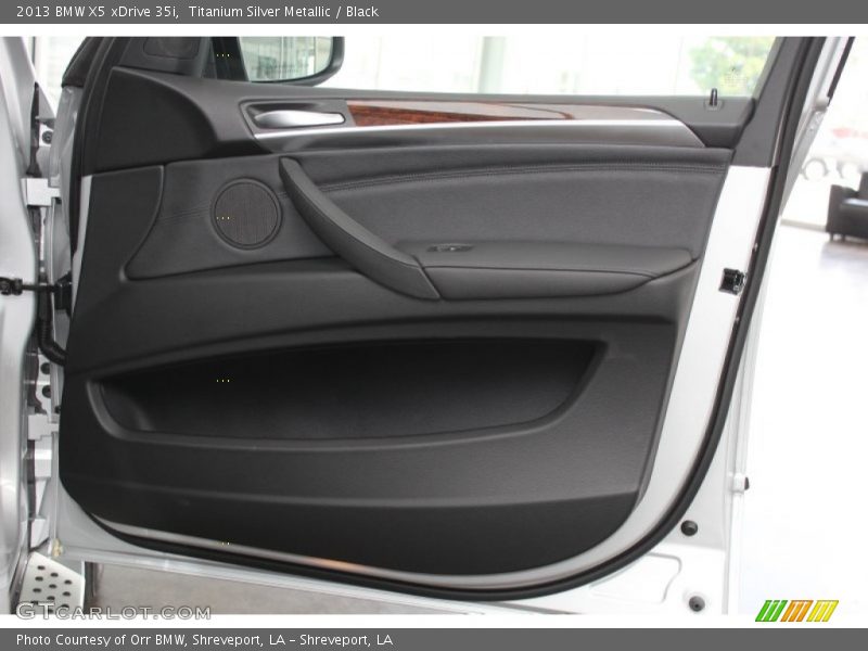 Titanium Silver Metallic / Black 2013 BMW X5 xDrive 35i