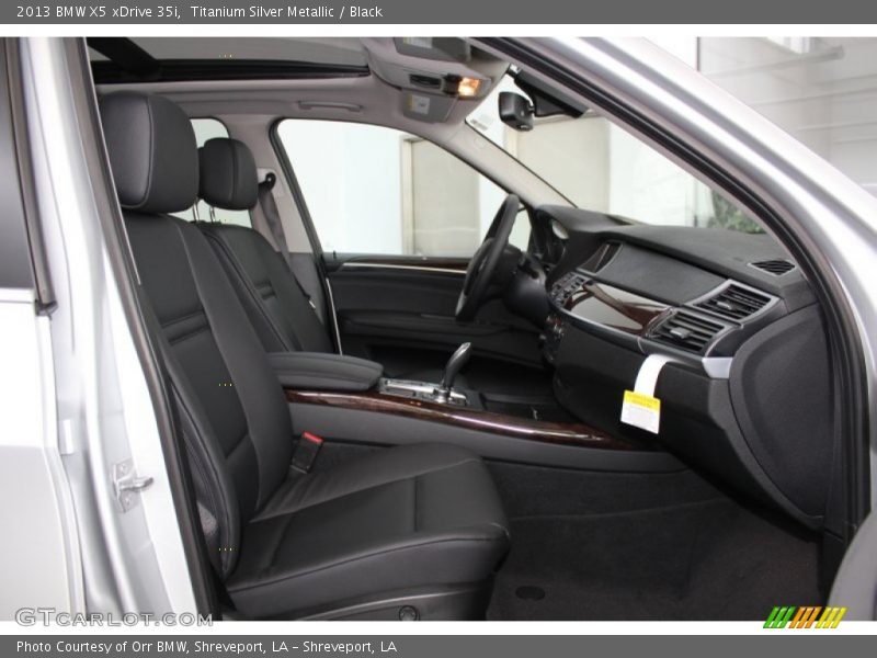 Titanium Silver Metallic / Black 2013 BMW X5 xDrive 35i