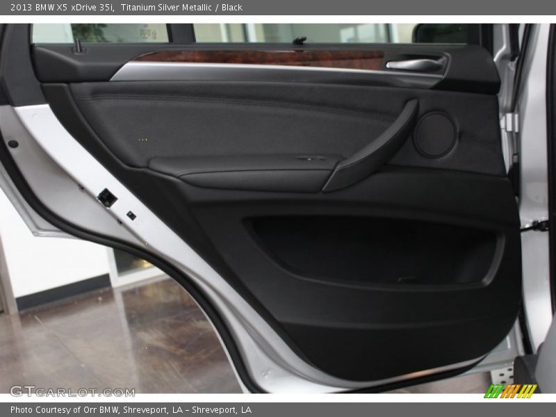 Titanium Silver Metallic / Black 2013 BMW X5 xDrive 35i