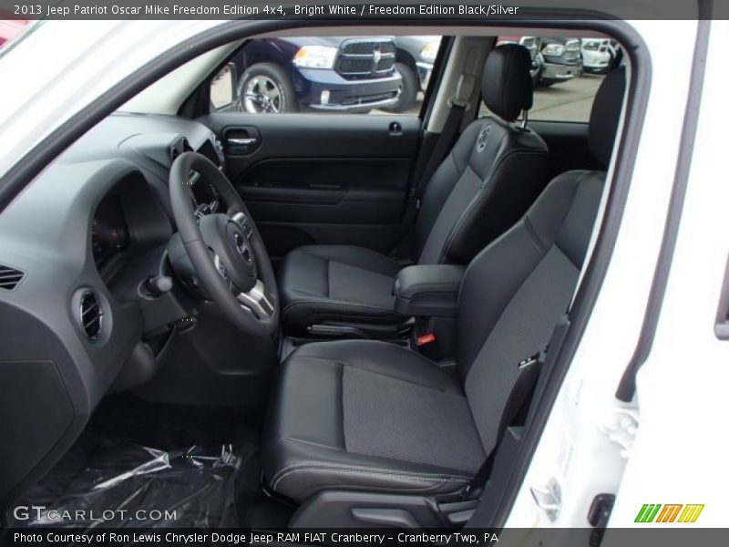 Bright White / Freedom Edition Black/Silver 2013 Jeep Patriot Oscar Mike Freedom Edition 4x4