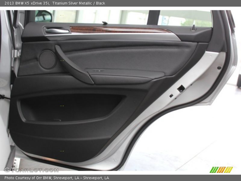 Titanium Silver Metallic / Black 2013 BMW X5 xDrive 35i