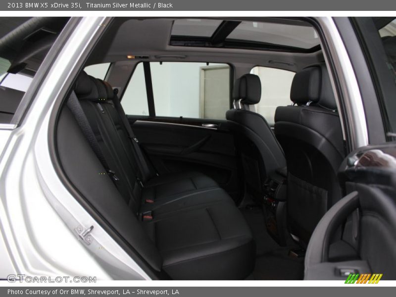 Titanium Silver Metallic / Black 2013 BMW X5 xDrive 35i