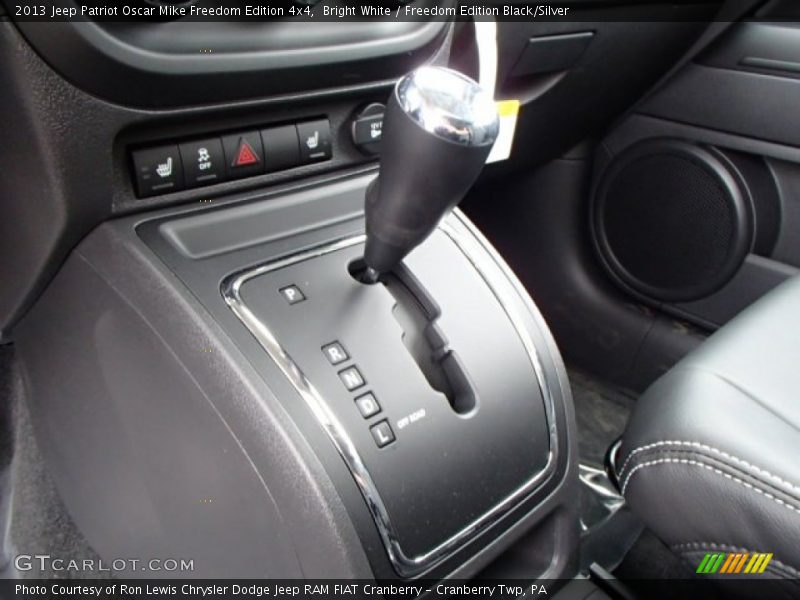 Bright White / Freedom Edition Black/Silver 2013 Jeep Patriot Oscar Mike Freedom Edition 4x4