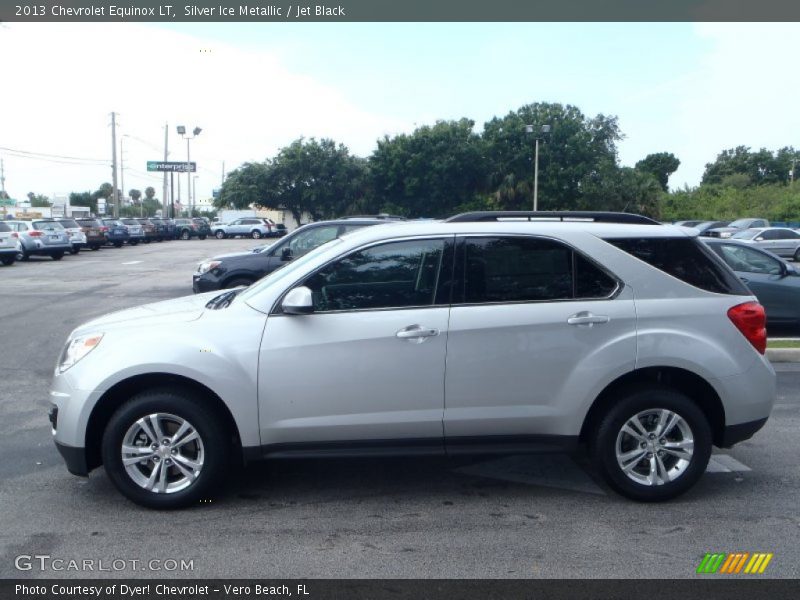 Silver Ice Metallic / Jet Black 2013 Chevrolet Equinox LT