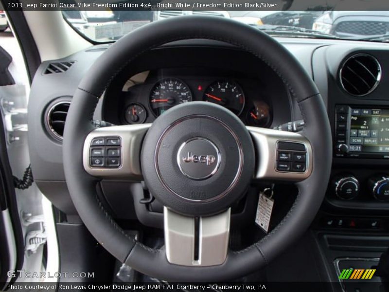Bright White / Freedom Edition Black/Silver 2013 Jeep Patriot Oscar Mike Freedom Edition 4x4