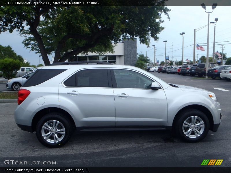 Silver Ice Metallic / Jet Black 2013 Chevrolet Equinox LT