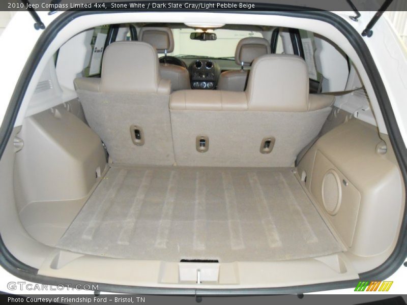 Stone White / Dark Slate Gray/Light Pebble Beige 2010 Jeep Compass Limited 4x4