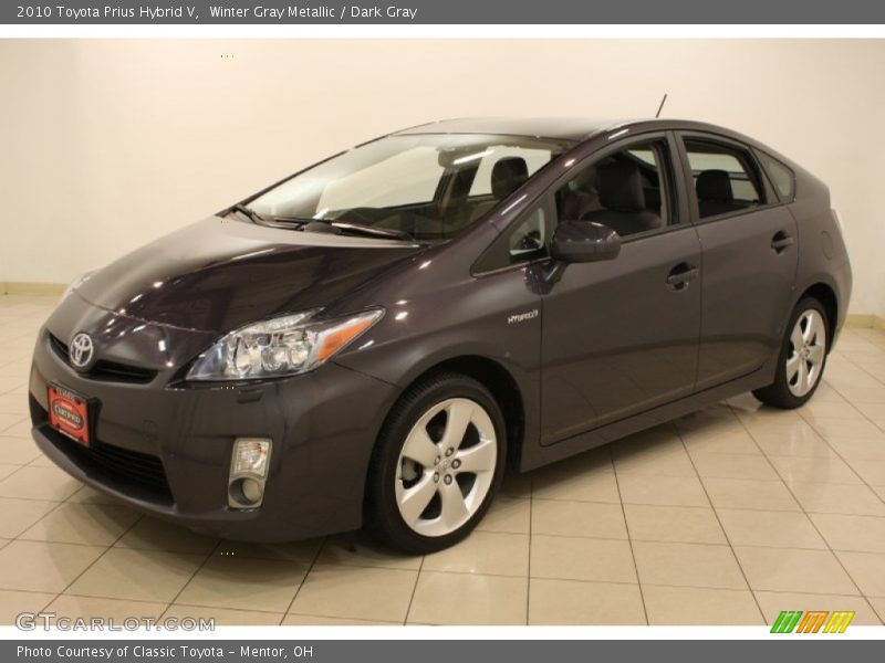 Winter Gray Metallic / Dark Gray 2010 Toyota Prius Hybrid V