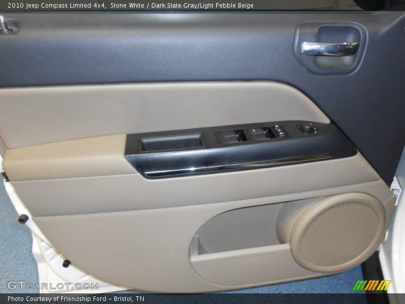 Stone White / Dark Slate Gray/Light Pebble Beige 2010 Jeep Compass Limited 4x4