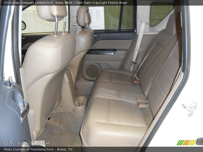 Stone White / Dark Slate Gray/Light Pebble Beige 2010 Jeep Compass Limited 4x4
