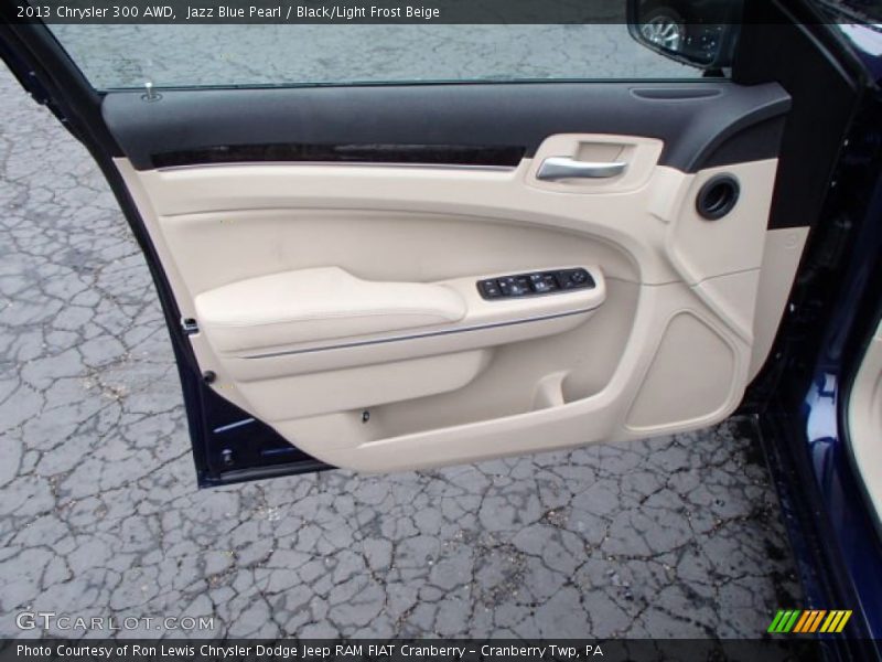 Jazz Blue Pearl / Black/Light Frost Beige 2013 Chrysler 300 AWD
