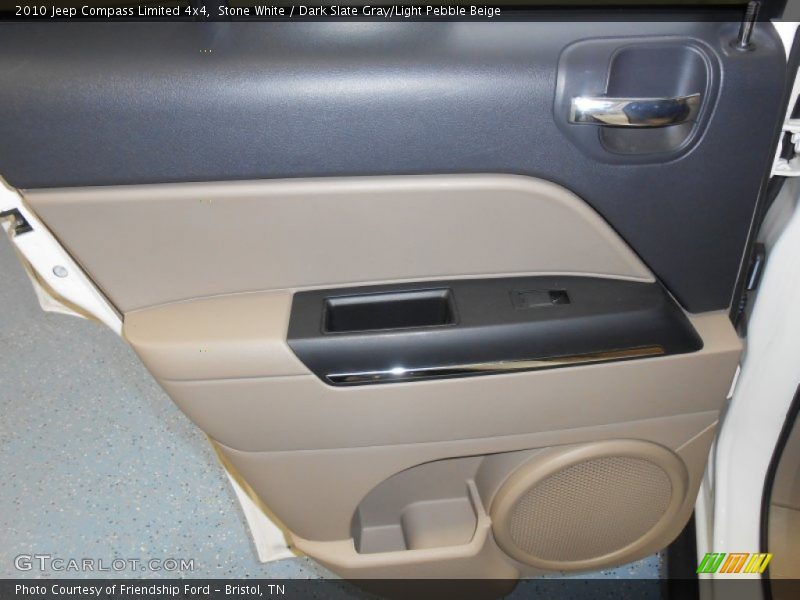 Stone White / Dark Slate Gray/Light Pebble Beige 2010 Jeep Compass Limited 4x4