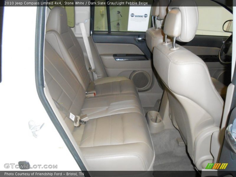 Stone White / Dark Slate Gray/Light Pebble Beige 2010 Jeep Compass Limited 4x4