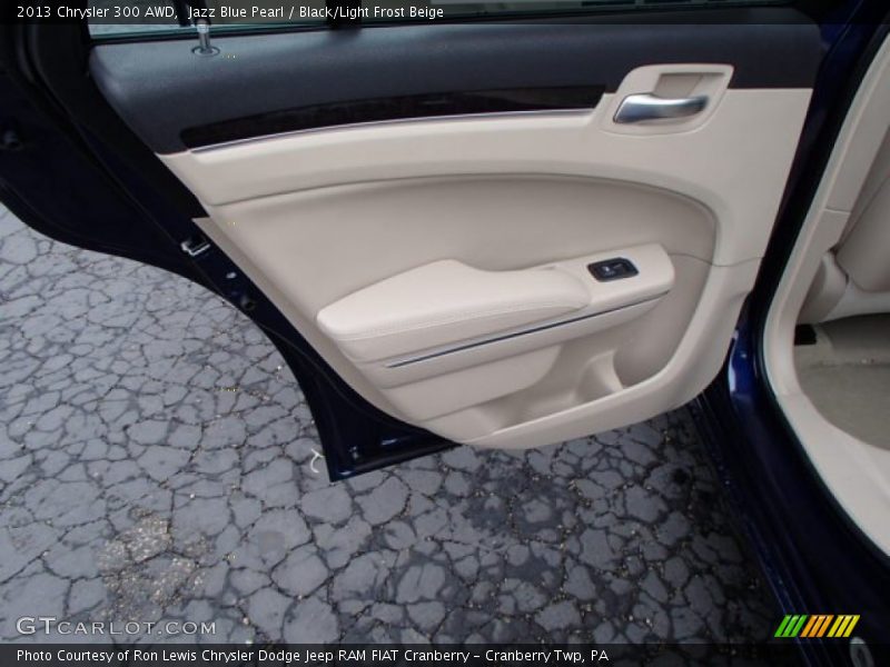 Jazz Blue Pearl / Black/Light Frost Beige 2013 Chrysler 300 AWD