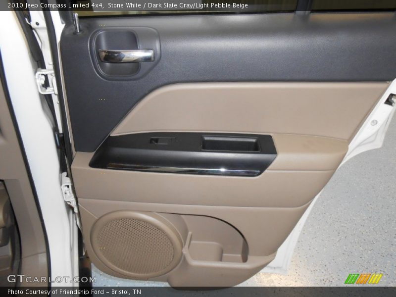 Stone White / Dark Slate Gray/Light Pebble Beige 2010 Jeep Compass Limited 4x4