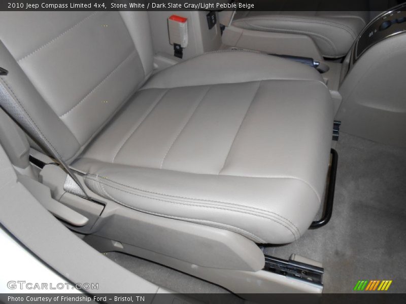 Stone White / Dark Slate Gray/Light Pebble Beige 2010 Jeep Compass Limited 4x4