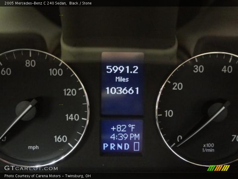 Black / Stone 2005 Mercedes-Benz C 240 Sedan
