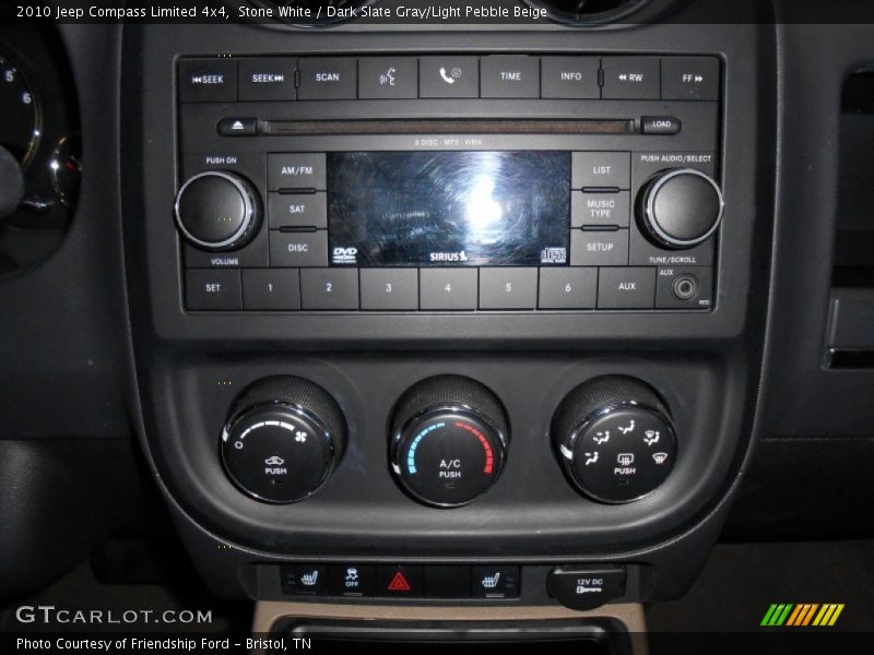 Stone White / Dark Slate Gray/Light Pebble Beige 2010 Jeep Compass Limited 4x4