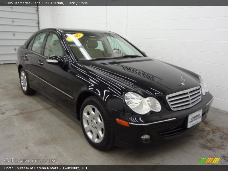 Black / Stone 2005 Mercedes-Benz C 240 Sedan