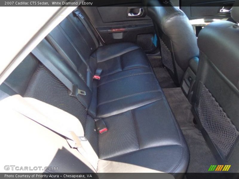 White Diamond / Ebony 2007 Cadillac CTS Sedan