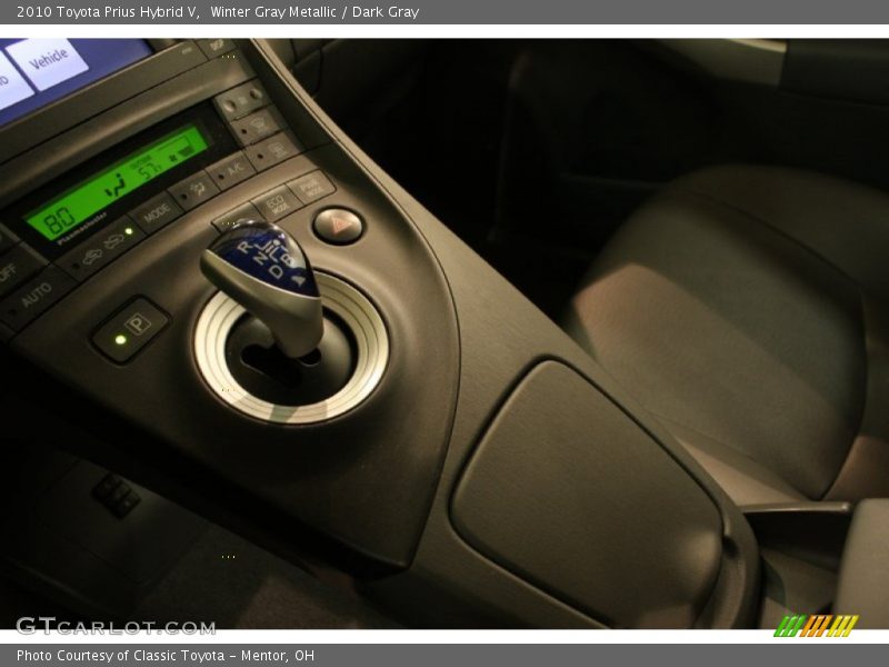 Winter Gray Metallic / Dark Gray 2010 Toyota Prius Hybrid V