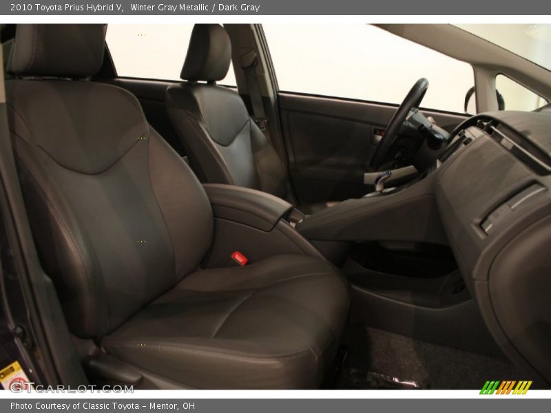 Winter Gray Metallic / Dark Gray 2010 Toyota Prius Hybrid V