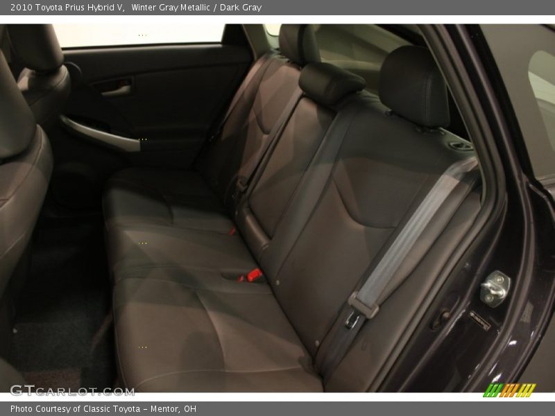 Winter Gray Metallic / Dark Gray 2010 Toyota Prius Hybrid V
