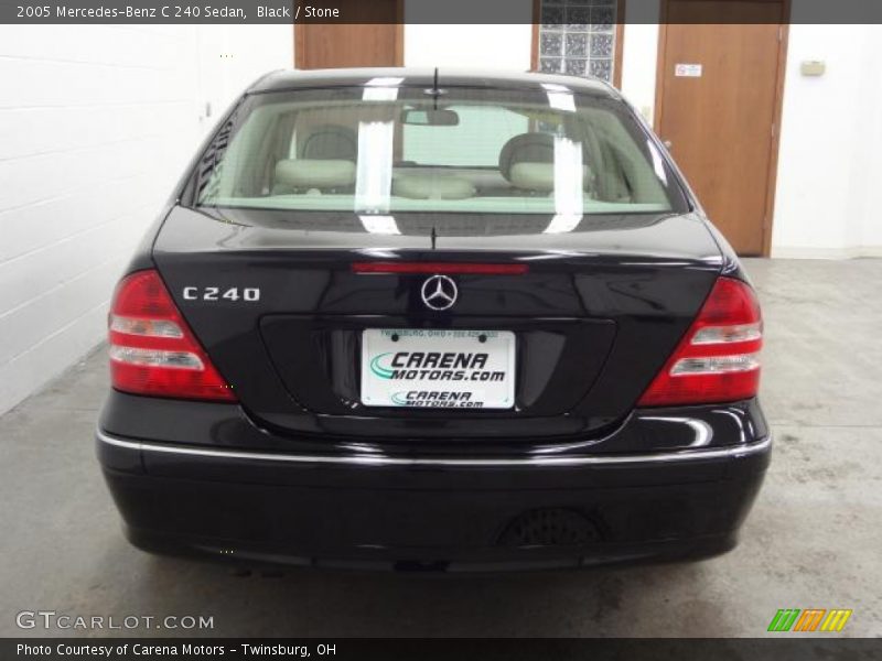 Black / Stone 2005 Mercedes-Benz C 240 Sedan