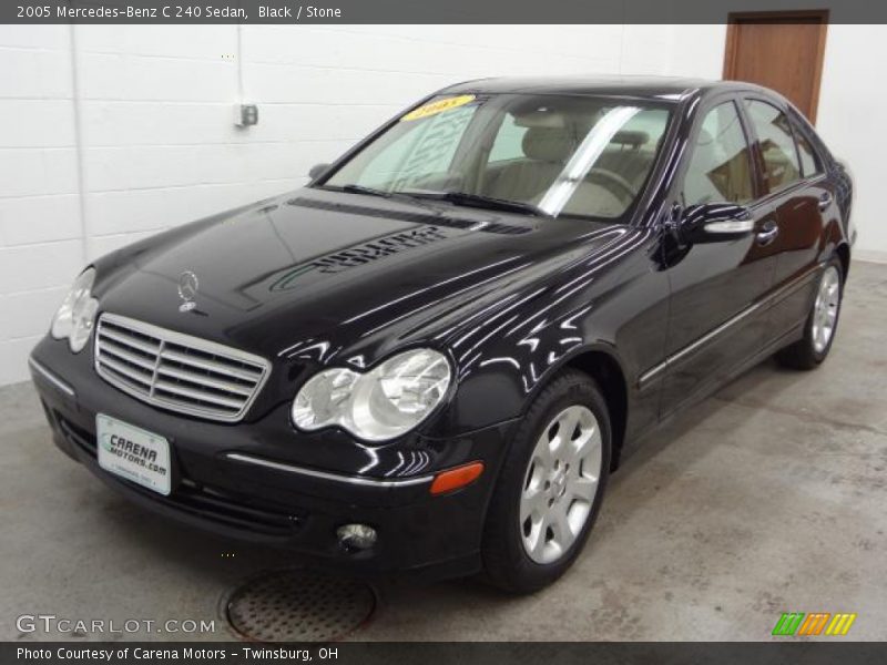 Black / Stone 2005 Mercedes-Benz C 240 Sedan
