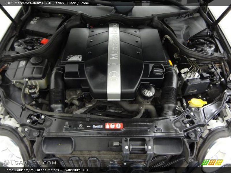 Black / Stone 2005 Mercedes-Benz C 240 Sedan