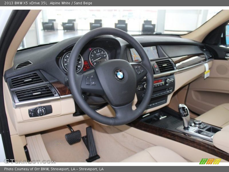 Alpine White / Sand Beige 2013 BMW X5 xDrive 35i