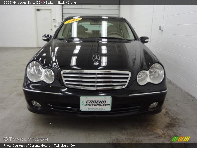 Black / Stone 2005 Mercedes-Benz C 240 Sedan