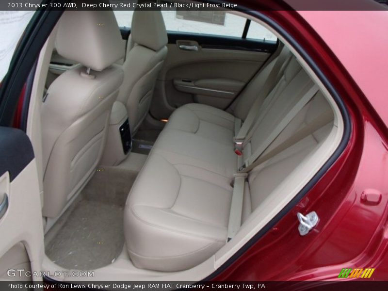 Deep Cherry Red Crystal Pearl / Black/Light Frost Beige 2013 Chrysler 300 AWD
