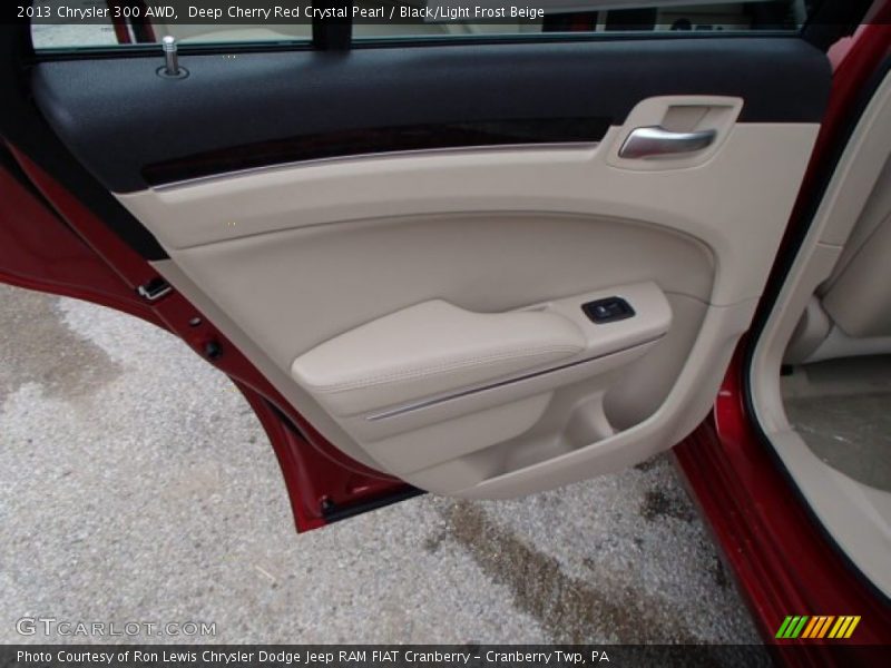 Deep Cherry Red Crystal Pearl / Black/Light Frost Beige 2013 Chrysler 300 AWD