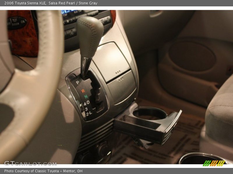 Salsa Red Pearl / Stone Gray 2006 Toyota Sienna XLE