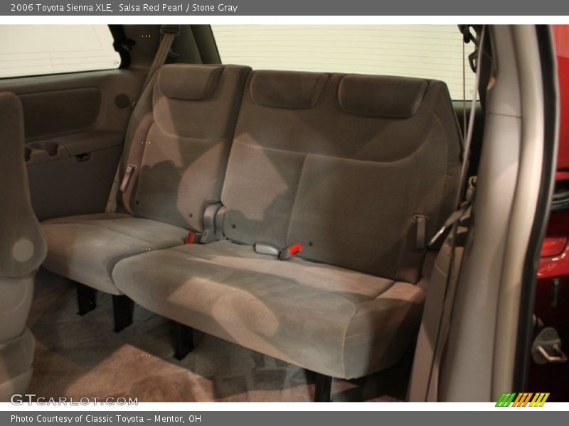 Salsa Red Pearl / Stone Gray 2006 Toyota Sienna XLE