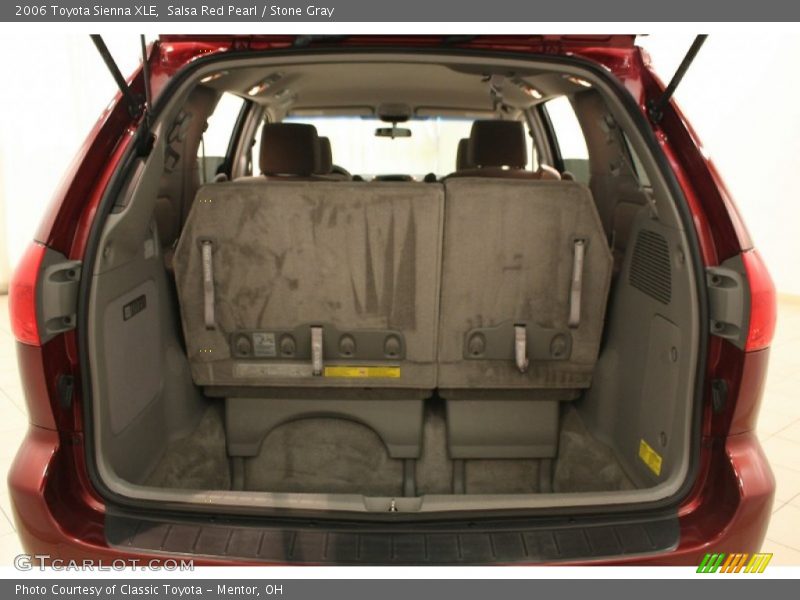 Salsa Red Pearl / Stone Gray 2006 Toyota Sienna XLE