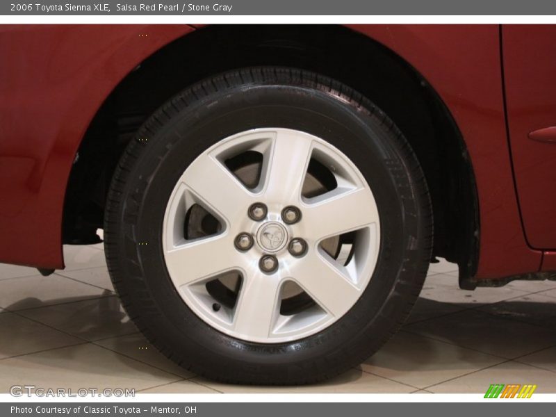 Salsa Red Pearl / Stone Gray 2006 Toyota Sienna XLE