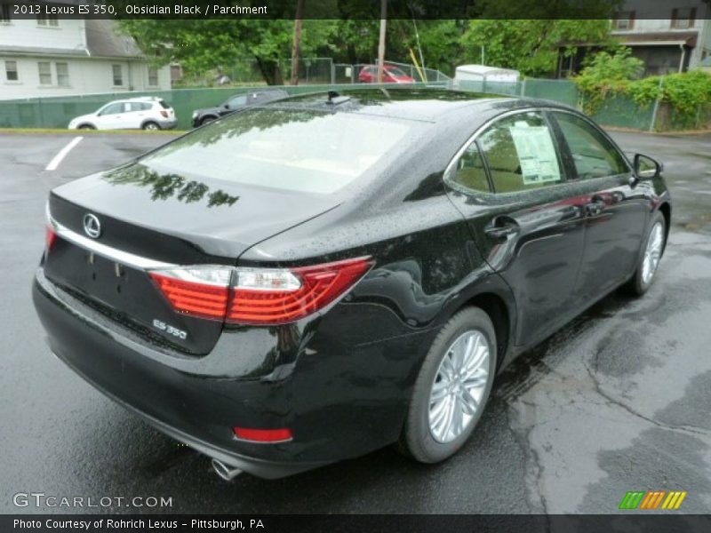 Obsidian Black / Parchment 2013 Lexus ES 350