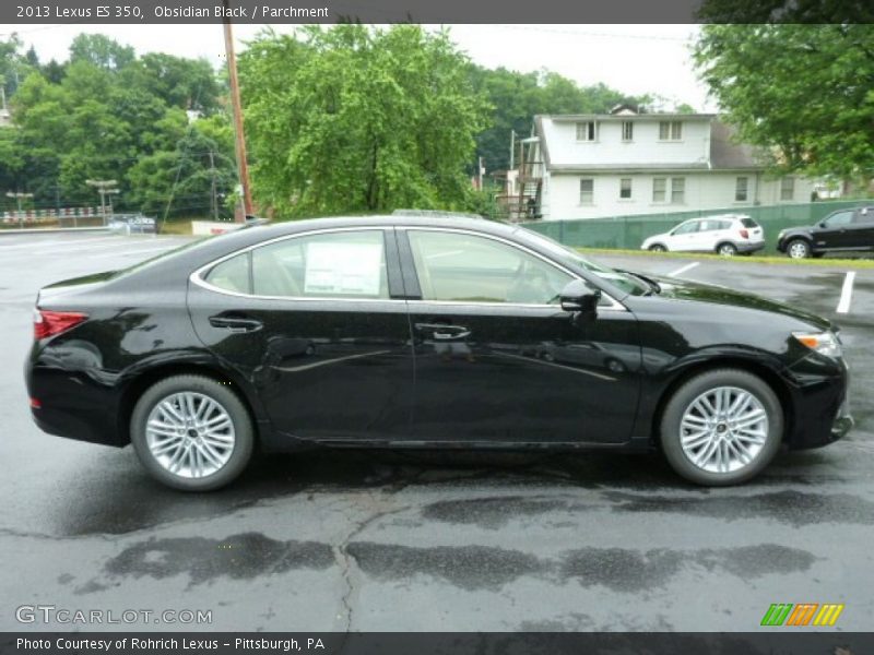 Obsidian Black / Parchment 2013 Lexus ES 350