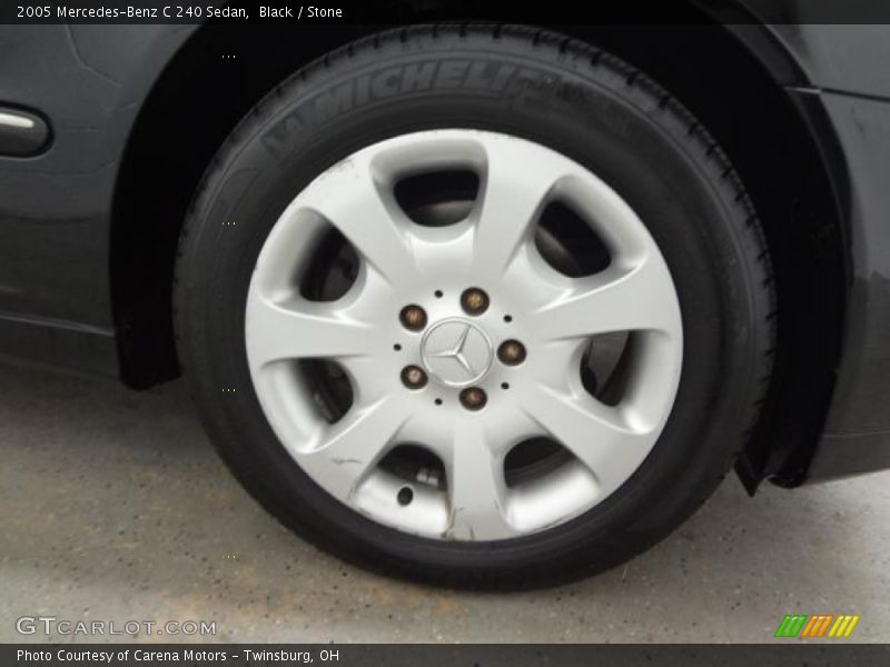 Black / Stone 2005 Mercedes-Benz C 240 Sedan