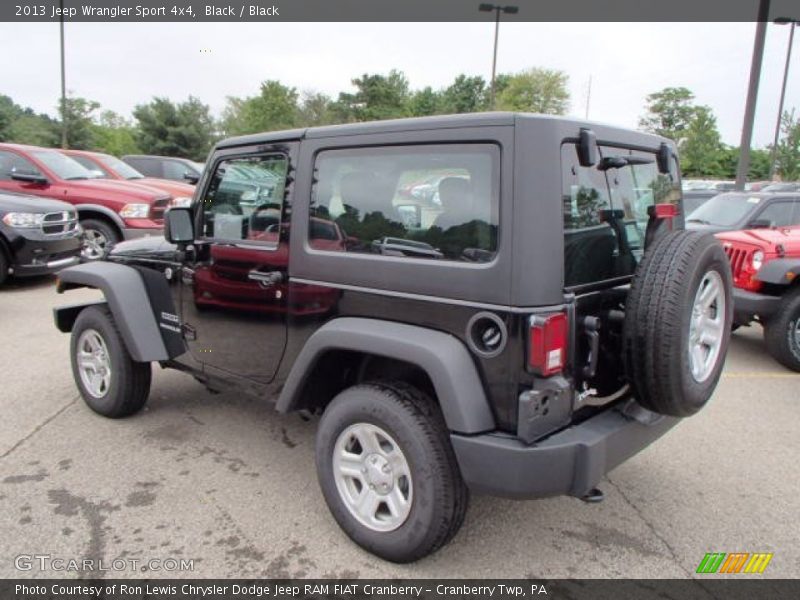 Black / Black 2013 Jeep Wrangler Sport 4x4