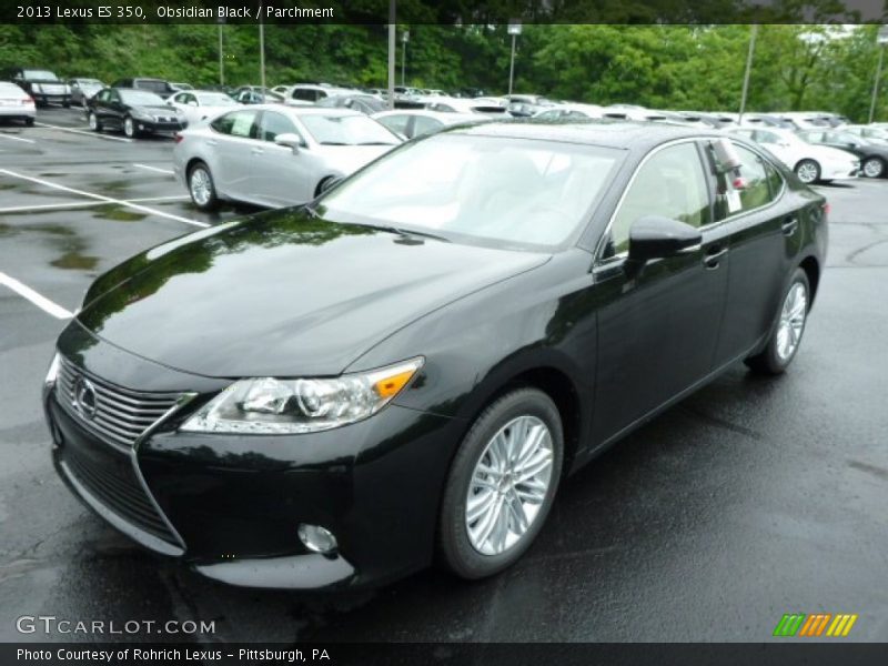 Obsidian Black / Parchment 2013 Lexus ES 350