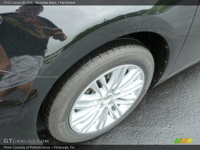 Obsidian Black / Parchment 2013 Lexus ES 350