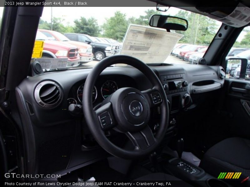 Black / Black 2013 Jeep Wrangler Sport 4x4