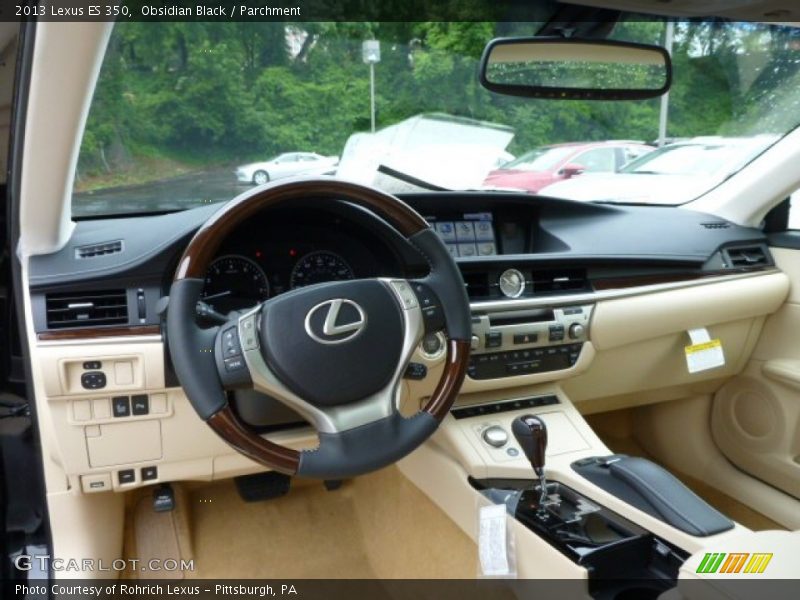 Obsidian Black / Parchment 2013 Lexus ES 350