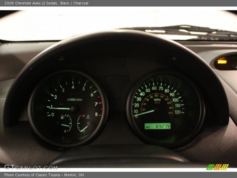 Black / Charcoal 2006 Chevrolet Aveo LS Sedan