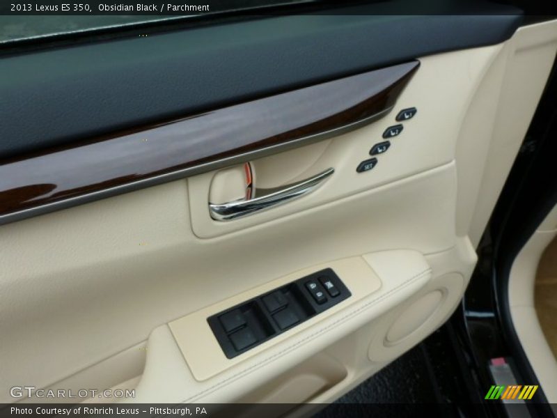 Obsidian Black / Parchment 2013 Lexus ES 350