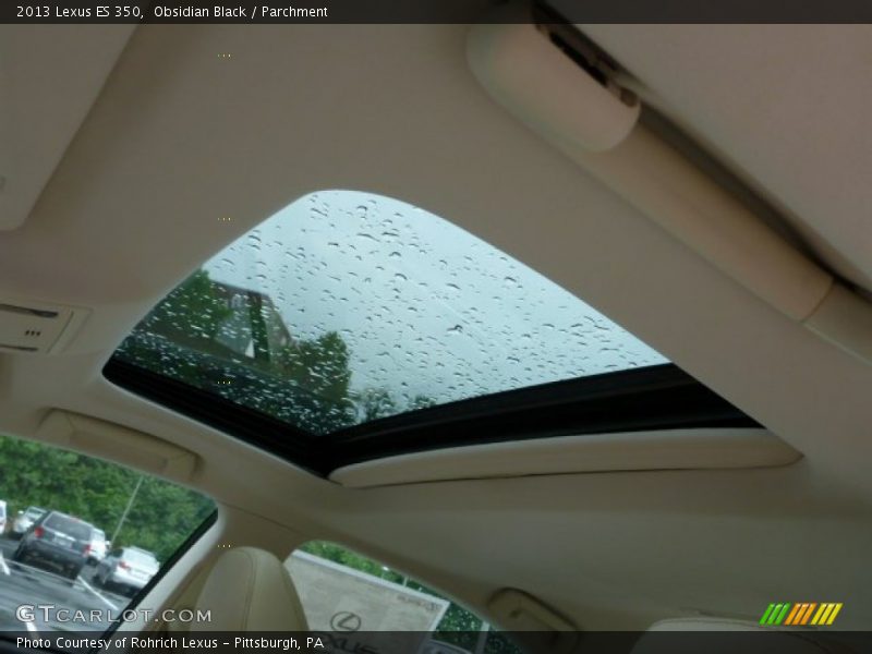 Obsidian Black / Parchment 2013 Lexus ES 350
